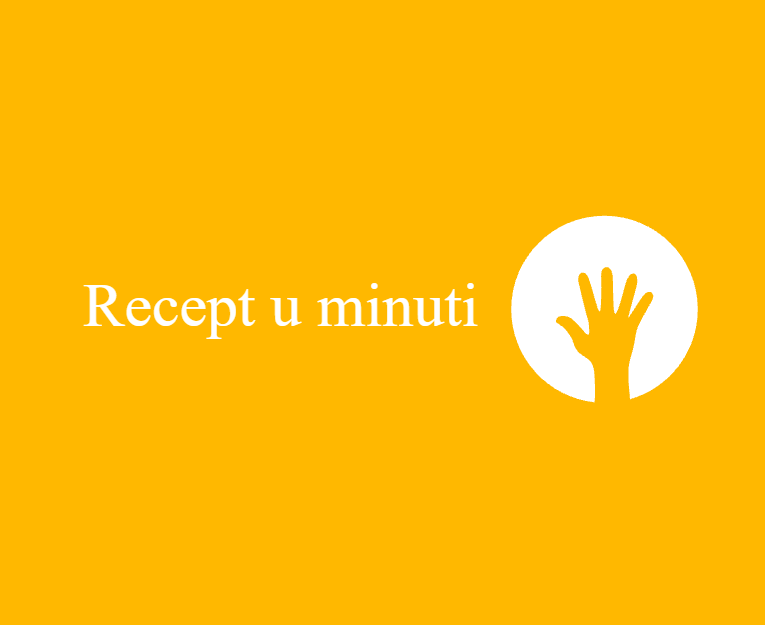 Recept u minuti